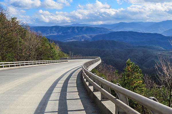 Foothills Parkway near Pigeon Forge, TN.