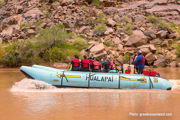 Hualapai Pontoon Boat Ride, Grand Canyon West