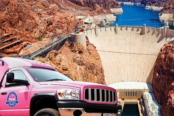 Pink Adventure Trekker at Hoover Dam