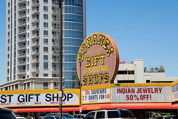  Bonanza Gift & Souvenir Shop, the world's largest gift shop, is a Las Vegas historical landmark on the Strip.