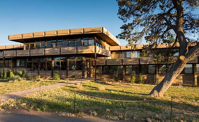 Kachina Lodge on a beautiful summer day at Grand Canyon National Park, Arizona, USA.