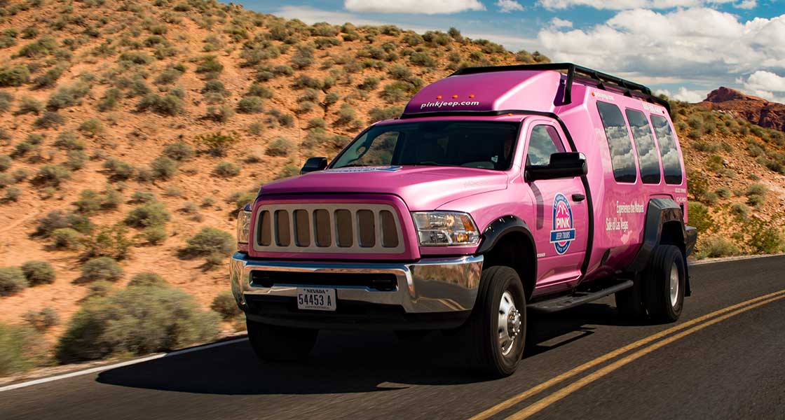 pink jeep tour in vegas