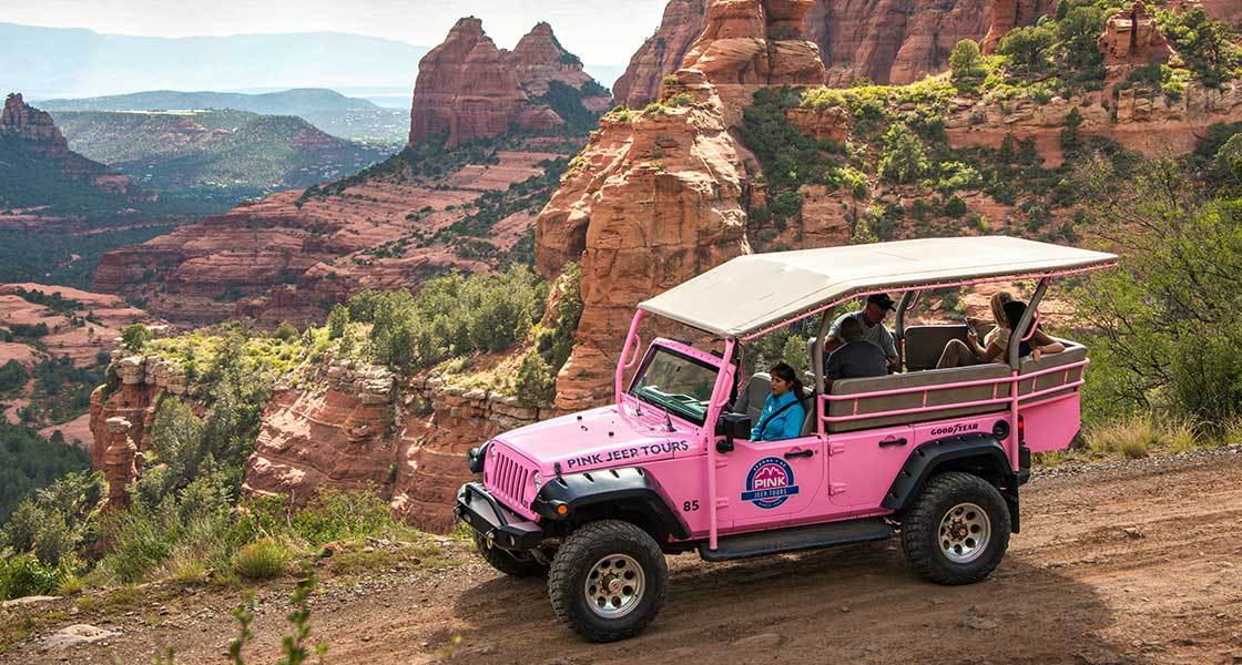 pink jeep tour plaza in sedona