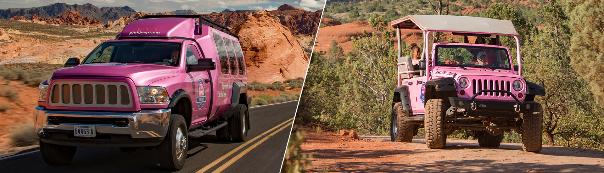 vehicles that are used for the natural Las Vegas tour